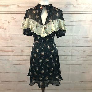 Rare Topshop Western Fringe Dress
